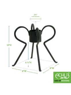 Spider Gazing Globe Ball Stand -Optimal Garden Care 8609340 02v