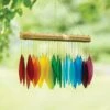 Glass Rainbow Wind Chimes -Optimal Garden Care 8610171 1019 tif