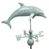 Dolphin Weathervane -Optimal Garden Care 8610227 02v dolphin weathervane blue verde