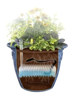 Cortina Self-Watering Planters -Optimal Garden Care 8610250 SWInsert art Cortina fade tif