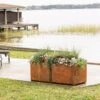 Corten Steel Modular Raised Bed, 2'x4' -Optimal Garden Care 8610702 0033 tif