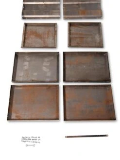 Corten Steel Modular Raised Bed, 2'x4' -Optimal Garden Care 8610702 5140 tif