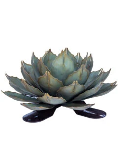 Desert Steel Artichoke Agave Sculpture -Optimal Garden Care 8610760 02v desert steel artichoke agave small