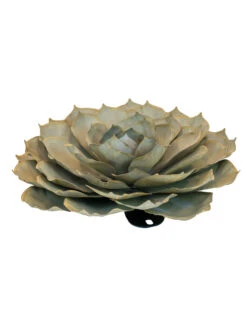 Desert Steel Blue Rose Succulent Sculpture -Optimal Garden Care 8610765 01v desert steel blue rose succulent medium