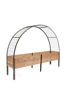 2’ X 8’ Arch Trellis For Planter Boxes -Optimal Garden Care 8610798 0809 tif