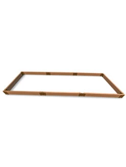 Classic Sienna Composite Raised Bed, 5-1/2" High With 2" Boards -Optimal Garden Care 8610832 01v