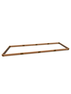 Classic Sienna Composite Raised Bed, 5-1/2" High With 2" Boards -Optimal Garden Care 8610837 01v