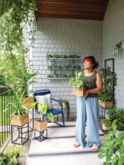 Tartu Elevated Square Planters -Optimal Garden Care 8611005 016