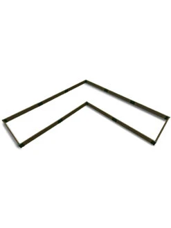 L-Shaped Composite Raised Bed, 12'x12' With 1" Boards -Optimal Garden Care 8611162 02v l shaped raised garden beds 12 x 12 with 1 inch boards uptown brown