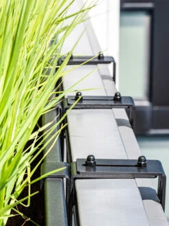 Veradek Metallic Series Railing Planters -Optimal Garden Care 8611610 01v