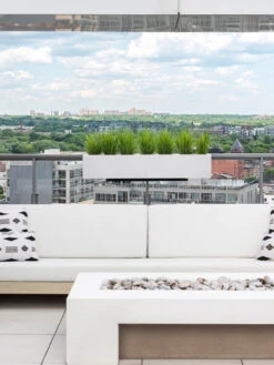 Veradek Metallic Series Railing Planters -Optimal Garden Care 8611612 27v