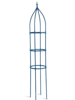 Fleur De Lis Obelisk, 86.8" -Optimal Garden Care 8611664 03760 tif
