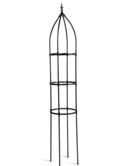 Fleur De Lis Obelisk, 86.8" -Optimal Garden Care 8611664 3760 tif