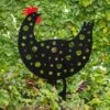 Chicken Friends Garden Stake 1 Chicken Friends Garden Stake -Optimal Garden Care 8612015 070 tif