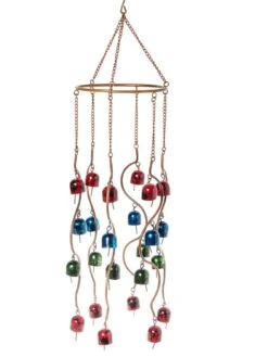 Spiral Bells Wind Chimes -Optimal Garden Care 8612052 5317 tif