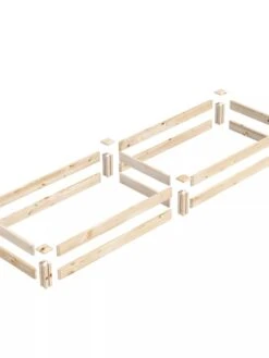 Pine Raised Garden Bed, 2' X 8' -Optimal Garden Care 8612243 01V jpg