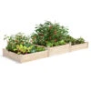 Tall 2-Tier Pine Raised Garden Bed, 4'x12' -Optimal Garden Care 8612258 02v tall 2 tier pine raised garden bed 4x12 feet