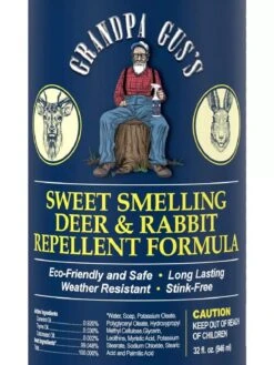 Grandpa Gus's Deer & Rabbit Repellent Spray -Optimal Garden Care 8612427 03V 3 4