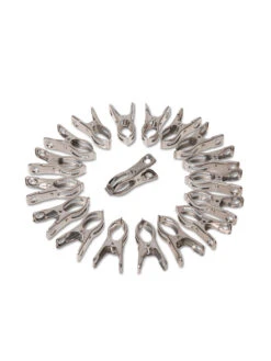 Metal Medium Garden Clips 2.25", Set Of 18 -Optimal Garden Care 8612443 0032 metal medium garden clips set of 18