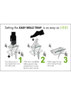 Easy Mole Trap -Optimal Garden Care 8612557 04v 1