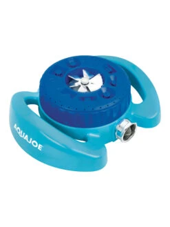 Aqua Joe® AJ-TSSBM Indestructible 9-Pattern Metal Turret Sprinkler -Optimal Garden Care 8612869 02v