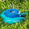 Aqua Joe® AJ-TSSBM Indestructible 9-Pattern Metal Turret Sprinkler -Optimal Garden Care 8612869 05v aqua joe indestructible 9 pattern metal turret sprinkler