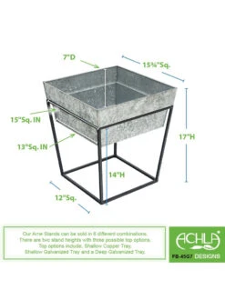 Achla Designs Arne Plant Stand -Optimal Garden Care 8612898 04v
