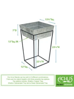 Achla Designs Arne Plant Stand -Optimal Garden Care 8612900 01v