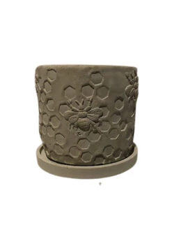 Concrete Honeycomb Bee Planter -Optimal Garden Care 8613044 01v