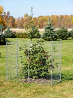 Tall Chicken Wire Critter Fence Extension Panel, Set Of 2 -Optimal Garden Care 8613260 0030 1