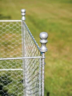 Tall Chicken Wire Critter Fence With Gate -Optimal Garden Care 8613260 0082