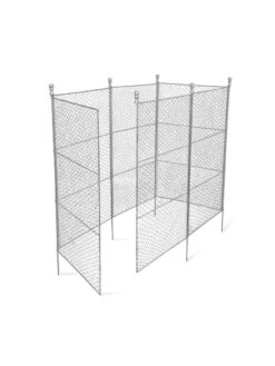 Tall Chicken Wire Critter Fence With Gate -Optimal Garden Care 8613260 6051