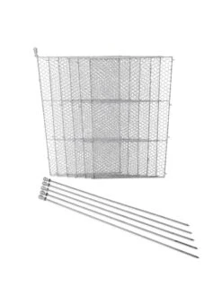 Tall Chicken Wire Critter Fence With Gate -Optimal Garden Care 8613260 6107