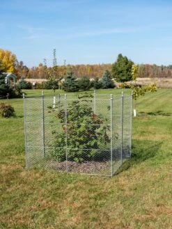 Tall Chicken Wire Critter Fence Extension Panel, Set Of 2 -Optimal Garden Care 8613262 0116