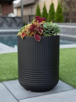 Arden Round Planter -Optimal Garden Care 8613267 02V tif