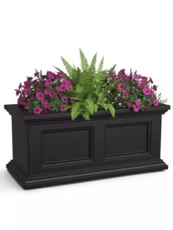 Fairfield Self-Watering Window Box, 2’ -Optimal Garden Care 8613268 02V tif