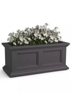 Fairfield Self-Watering Window Box, 2’ -Optimal Garden Care 8613268 09V tif
