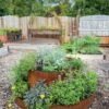 Birdies™ Corten Steel Tiered Round Raised Bed Kit, Tall -Optimal Garden Care 8613287 0013 birdies corten steel tiered round raised bed kit tall 1