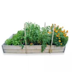 SeedSheets Organic Vegetable Garden, Easy Breezy Caprese, 4' X 8' -Optimal Garden Care 8613295 01V