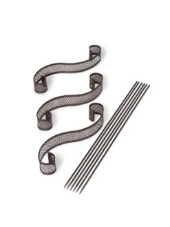 Scroll Linking Stakes, Set Of 3 -Optimal Garden Care 8613321 5899