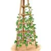 Cedar Obelisk, 8' -Optimal Garden Care 8613322 art flat wooden obelisk