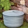 Ribbed Hose Pot With Lid -Optimal Garden Care 8613332 0025 ribbed hose pot with lid