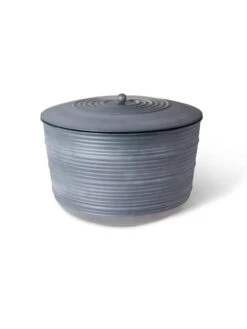 Ribbed Hose Pot With Lid -Optimal Garden Care 8613332 5801