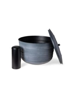 Ribbed Hose Pot With Lid -Optimal Garden Care 8613332 5804