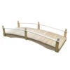 Acorn Garden Bridge Unfinished 4' X 12' -Optimal Garden Care 8613403 02v acorn garden bridge unfinished 4 foot x 12 foot
