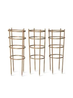 Bamboo Tomato Cages, Set Of 3 17 Bamboo Tomato Cages, Set Of 3 -Optimal Garden Care 8613426 4679 bamboo tomato cages 3