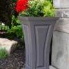 Cambridge Tall Planter, 28" Height -Optimal Garden Care 8613524 09V cambridge tall planter 28 inches