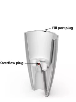 Sedona Tall Planter, 28" Height -Optimal Garden Care 8613525 08V