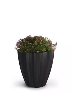 Sedona Round Planter, 18" Diameter -Optimal Garden Care 8613526 02V