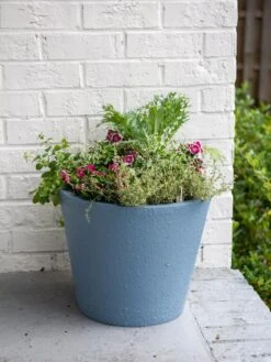 Self-Watering FiberStone Planters -Optimal Garden Care 8613675 8661 self watering fiber clay pot 17 inches